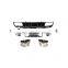 19-20 For Mercedes-Benz C Class W205 Reftted For C63 AMG diffuser and exhaust tips
