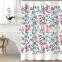 Modern printing shower curtain designers peva shower curtain