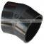 Pipe Fitting Manufacturer Direct Sales Black Color PE Elbow 22.5 DEG