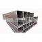 China supply Q195 low carbon black steel hot dip galvanized coating square tube/rectangular hollow tubular steel pipe