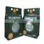 Aluminum foil food packaging cassava flour pouches plastic custom label flat bottom 1.5kg yam flour zipper bag with hanging h