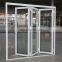 AS2047 Australia standard outward opening double tempered glazed aluminium bi fold window fold up glass window