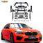 Genuine Body Kits For BMW 11-17 5 Series F10 F18 Upgrade 2021 M5 Car Bumpers Grille Side Skirt M5 Fender Rear Diffuser With Tips