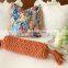 Hot Selling Burnt orange hand knotted macrame bolster pillow Tassel Decor Vietnam Supplier