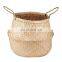 Vietnam Supplier Seagrass Belly Basket Plant Holder Storage Basket Decor Home Wholesale