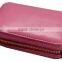 Pink Essential oil travel carrying cases bag,leather essential oil bottle travel organizer