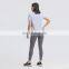 Wholesale Women Breathable Gym Oversized Yoga Tops U Hem Fitness Sports T-Shirts