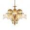 Golden Luxury Crystal Chandelier For Indoor Modern K9 Led Crystal Chandelier