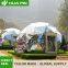 Customized Size Outdoor Glass Igloo Camping Geodesic Dome Tent