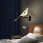 New Wall led sconce Rotatable Adjustable Art Metal Bird Light LED Family Bedroom Bedside Hotel Interior Modern Bird Wall Light