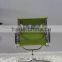 Replica European Style Chrome aluminum frame green PU/genuine leather Charles and Ray Low Back Office chair