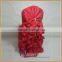 C001N small MOQ and good quality light green ruffled party chair cover