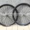 FLX-WS-CW05 : Carbon Glossy Cycling Road Bike Clincher Wheelset 50mm Rim ( Basalt Brake Side )