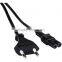 Guangzhou Manufacturer European 2 pin ac power cord plug