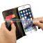 High quality business cards slot mobile phone leather case for iphone 6 6s