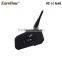 Intercom up to 1200 meter 6 riders bluetooth helmet intercom