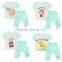 2016 korean style summer kids clothes children print shirt and short pant set baby cotton set