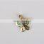 Wholesale fashion silver 925 lady butterfly pendant setting artificial stone jewelry