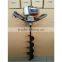 High power 2.2kw auger for earth drilling ground drill ice auger earth auger