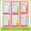 Colours Self-adhesive Removable Die-Cut Sticky Note In Memo Pad For Office