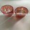 coloured mercury glass candle container