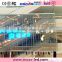 soft transparent window glass curtain led wall XR 16H full color transparent glass led display