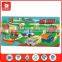 2014 popular child toys silk screen printing 21 pcs car bus plane boat design custom jigsaw puzzle