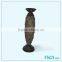 Orthodox black wire lamp blown glass candle holders