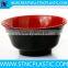 shallow plastic bowl unbreakable dinnerware oriental bowl