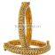 Indian Fashion Jewelry Bracelets Bangle Gold Plated Pearl