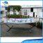 Outdoor canvas garden hammock with steel stand