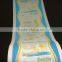 2 color print breathable PE film for baby diapers material