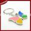 New Arrival enamel metal butterfly keychain wholesale/