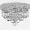 Gold crystal wall mount led light