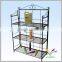 Service Advertising Equipment Wire Flooring Powder Coated Supermarket Display Shelf