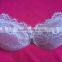 High Quality Transparent Silicon Gel Bra Mature White Lace Wedding Bra
