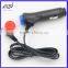 Car cigarette lighter plug led light with switch to dc power cable