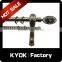 KYOK Russian style metal curtain rod,electroplating iron parts,swivel curtain rod                        
                                                                                Supplier's Choice