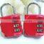 Professional Design High Security3 digits combination case lock