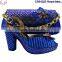 CSB1223 Chowleedee fasion latest fashion woman italy style high heel sandal shoes with matching bag