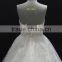 New designer design! Luxy ball gown silver lace champagne color sweetheart wedding gown with delicate beading belt