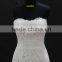 Real factory sample! organza drapping belt popular french lace applique wedding dress