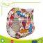 PSF-06 100% Cotton cartoon printed adjustable new baby cloth diaper, reusable nappies