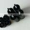 ABS plastic material black modern furniture screw sofa legs KSL0005P