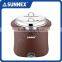 SUNNEX Special Price Creative Brown Plastic Housing 10 Litre Electric Soup Kettle