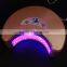 2015 colorful 18w half-moon shaped led only nail lamp