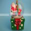 Special design Christmas Santa Claus water globe resin crafts