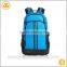 Custom colorful lightweight durable blue hiking casual backpack brands