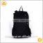 Custom soft fabrics black hydration strong backpacks bags for students