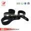 Black hook and loop custom logo nylon hook loop cable tie